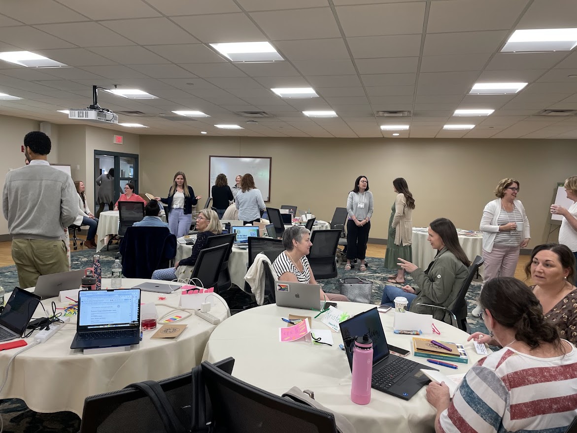 The 2024 Inclusive Leaders Academy participants connecting and sharing strategies for